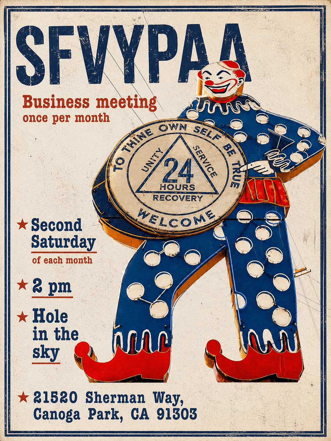 SFVYPAA business meeting flyer
